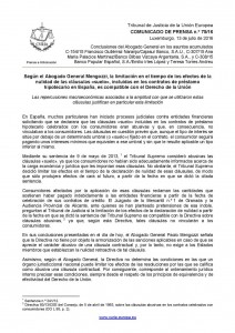 claúsula suelo